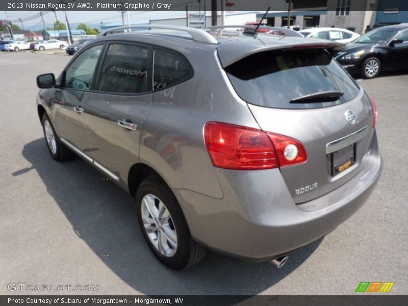 Platinum Graphite / Gray 2013 Nissan Rogue SV AWD