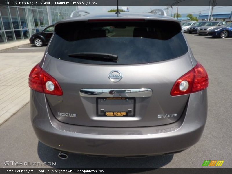 Platinum Graphite / Gray 2013 Nissan Rogue SV AWD