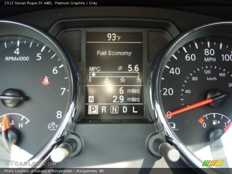 Platinum Graphite / Gray 2013 Nissan Rogue SV AWD