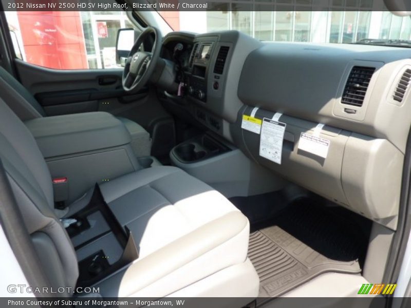 Blizzard White / Charcoal 2012 Nissan NV 2500 HD SV High Roof