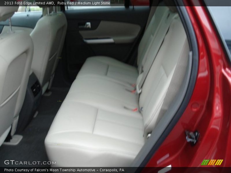 Ruby Red / Medium Light Stone 2013 Ford Edge Limited AWD