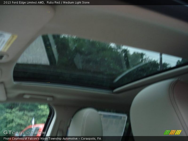 Ruby Red / Medium Light Stone 2013 Ford Edge Limited AWD