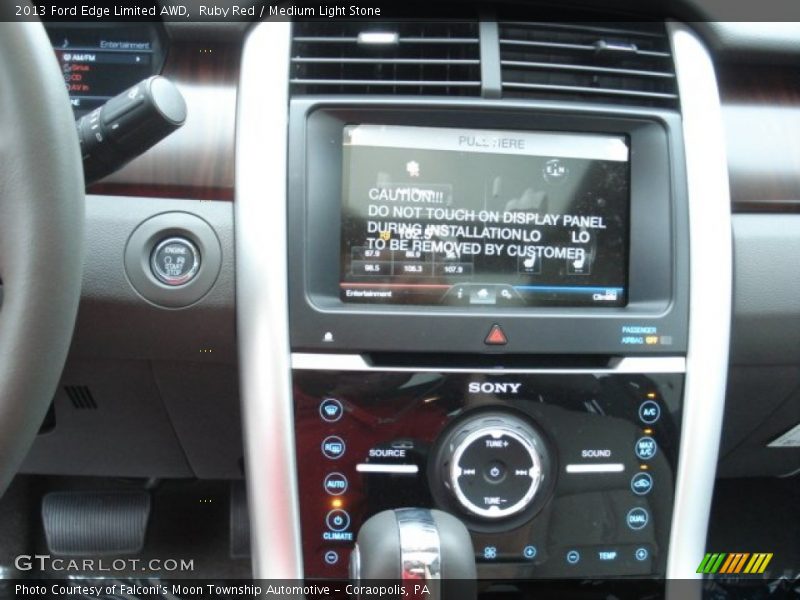 Ruby Red / Medium Light Stone 2013 Ford Edge Limited AWD
