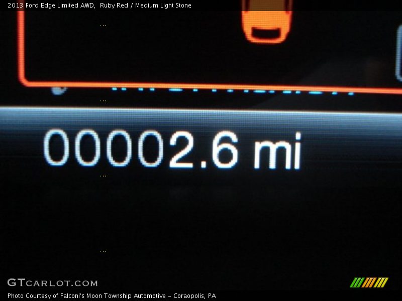 Ruby Red / Medium Light Stone 2013 Ford Edge Limited AWD