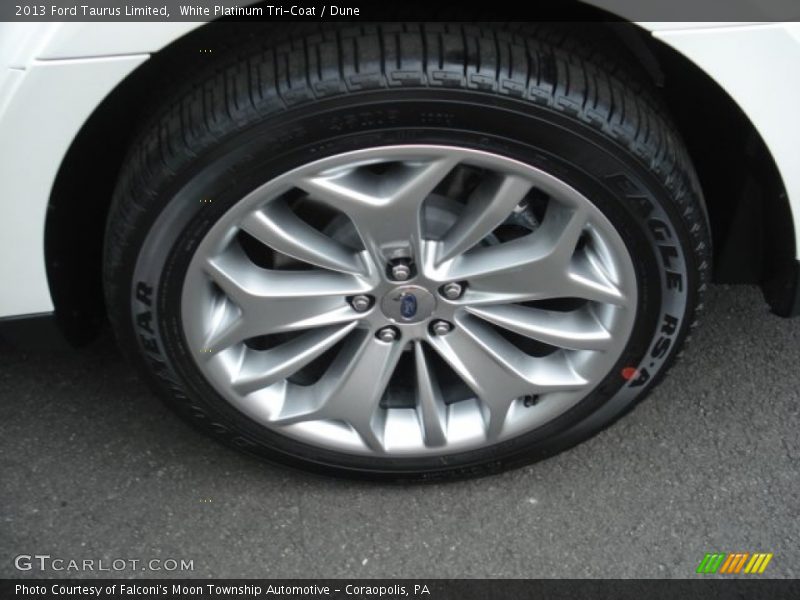 White Platinum Tri-Coat / Dune 2013 Ford Taurus Limited