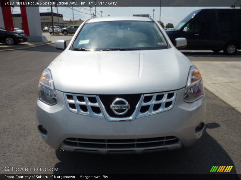 Brilliant Silver / Gray 2013 Nissan Rogue S Special Edition AWD