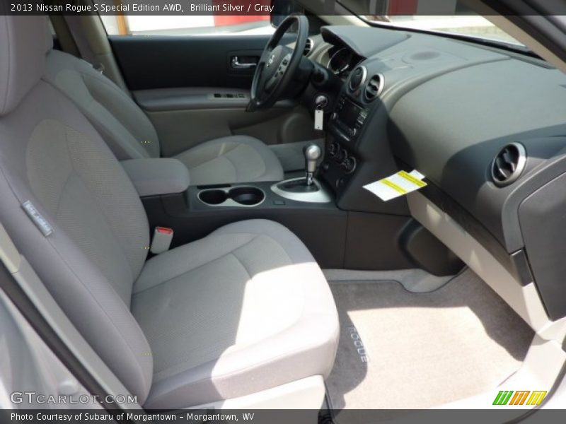 Brilliant Silver / Gray 2013 Nissan Rogue S Special Edition AWD