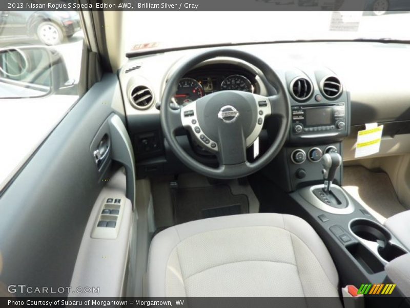 Brilliant Silver / Gray 2013 Nissan Rogue S Special Edition AWD