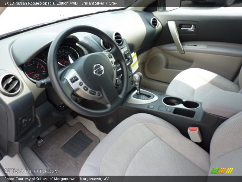 Brilliant Silver / Gray 2013 Nissan Rogue S Special Edition AWD