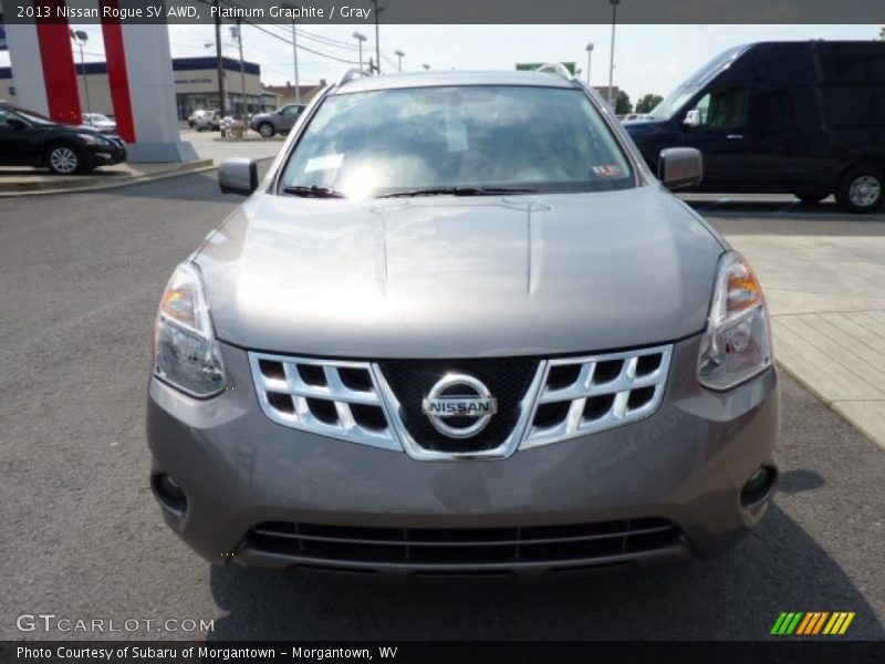 Platinum Graphite / Gray 2013 Nissan Rogue SV AWD