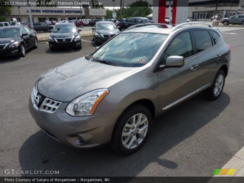 Platinum Graphite / Gray 2013 Nissan Rogue SV AWD