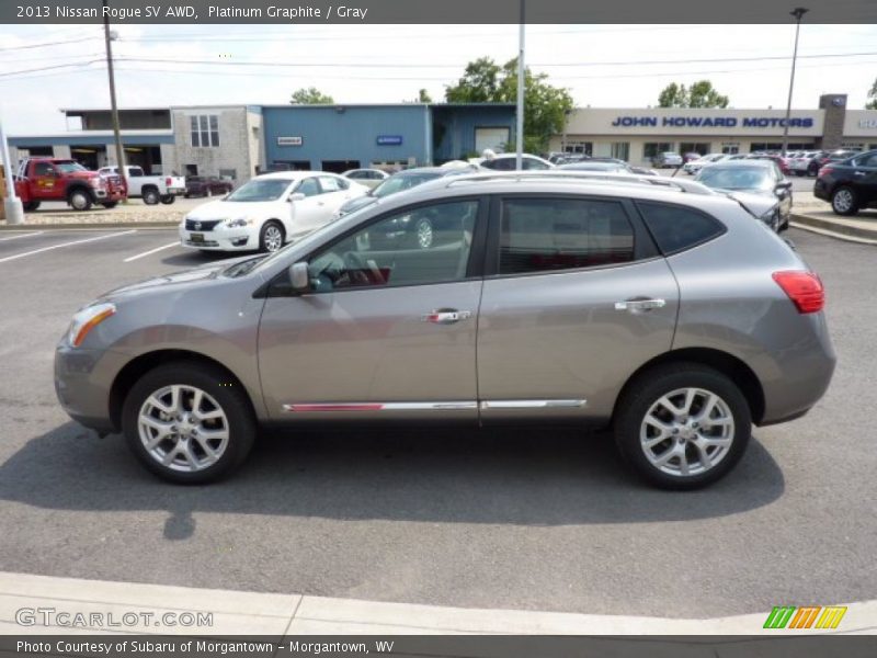 Platinum Graphite / Gray 2013 Nissan Rogue SV AWD