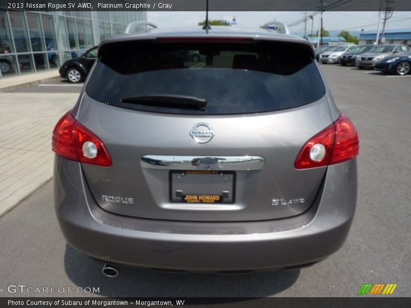 Platinum Graphite / Gray 2013 Nissan Rogue SV AWD