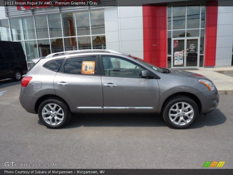 Platinum Graphite / Gray 2013 Nissan Rogue SV AWD