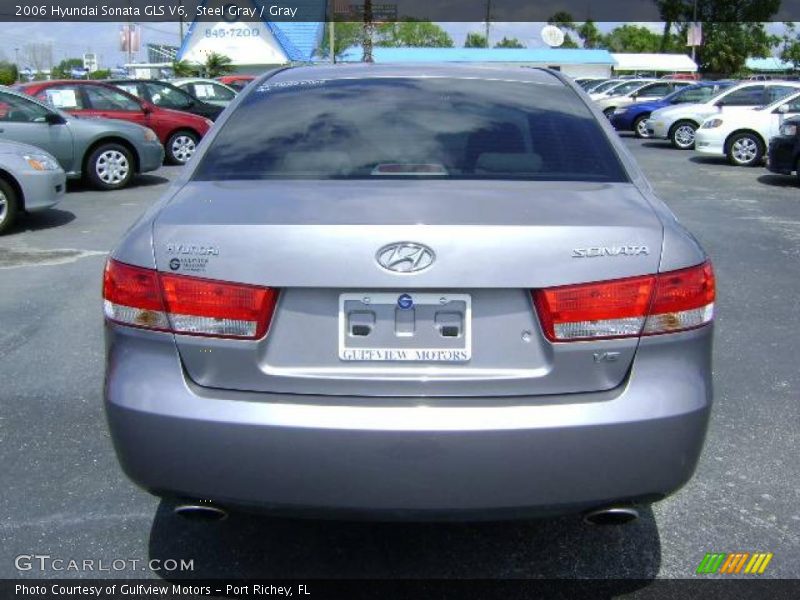 Steel Gray / Gray 2006 Hyundai Sonata GLS V6