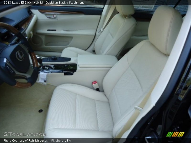 Obsidian Black / Parchment 2013 Lexus ES 300h Hybrid