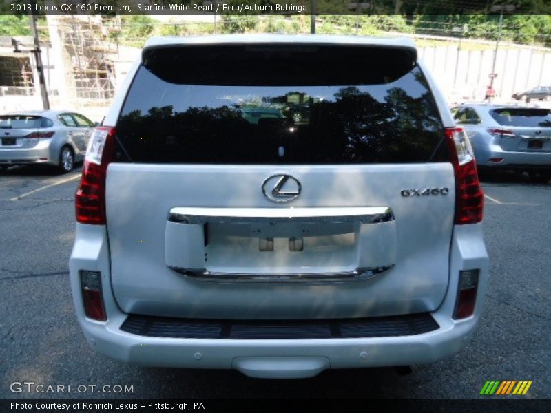 Starfire White Pearl / Ecru/Auburn Bubinga 2013 Lexus GX 460 Premium