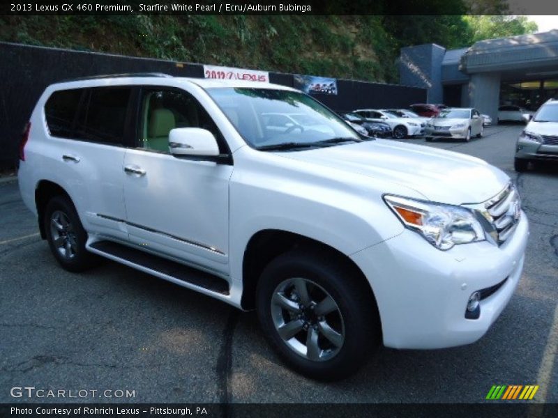 Starfire White Pearl / Ecru/Auburn Bubinga 2013 Lexus GX 460 Premium