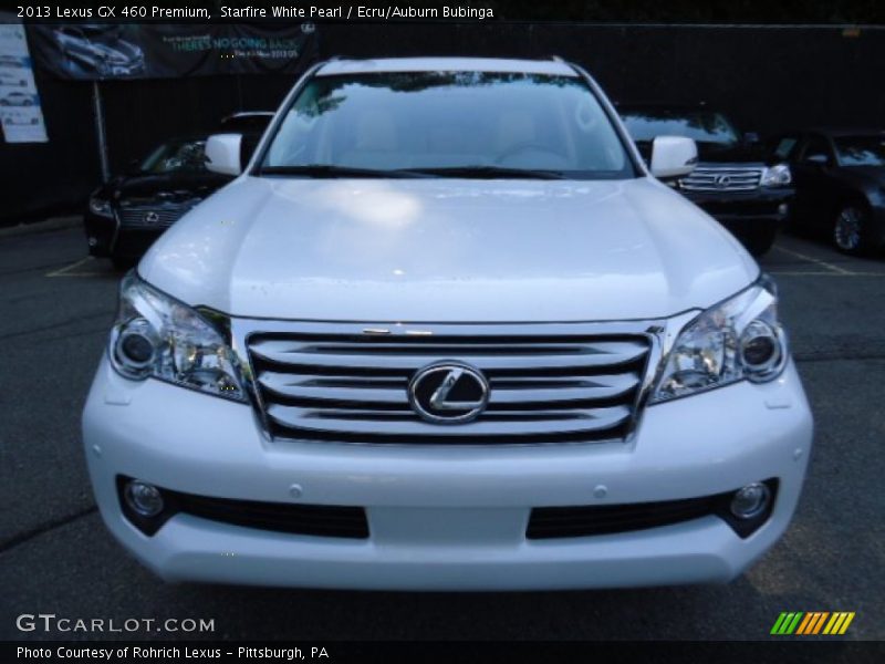 Starfire White Pearl / Ecru/Auburn Bubinga 2013 Lexus GX 460 Premium