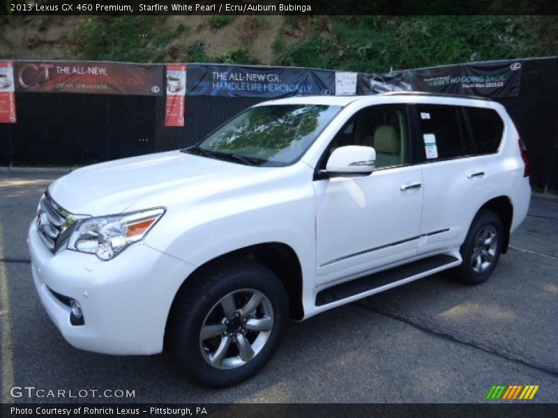 Starfire White Pearl / Ecru/Auburn Bubinga 2013 Lexus GX 460 Premium