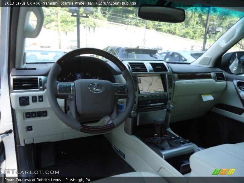 Starfire White Pearl / Ecru/Auburn Bubinga 2013 Lexus GX 460 Premium