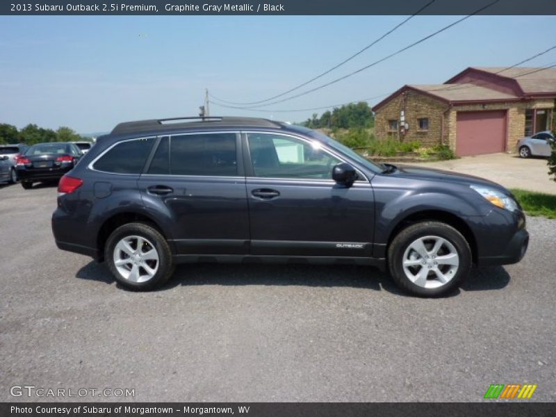 Graphite Gray Metallic / Black 2013 Subaru Outback 2.5i Premium