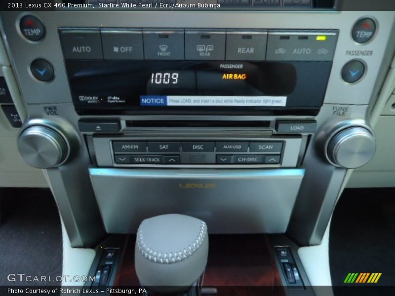 Starfire White Pearl / Ecru/Auburn Bubinga 2013 Lexus GX 460 Premium
