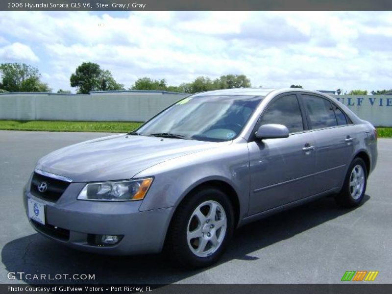 Steel Gray / Gray 2006 Hyundai Sonata GLS V6