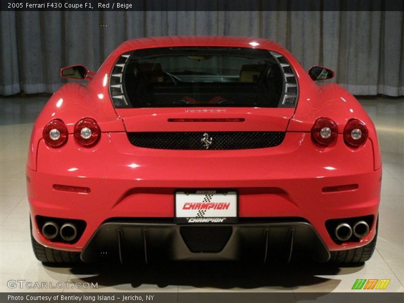 Red / Beige 2005 Ferrari F430 Coupe F1