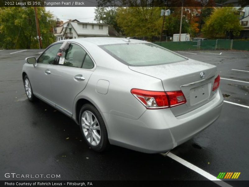 Tungsten Pearl / Black 2012 Lexus ES 350