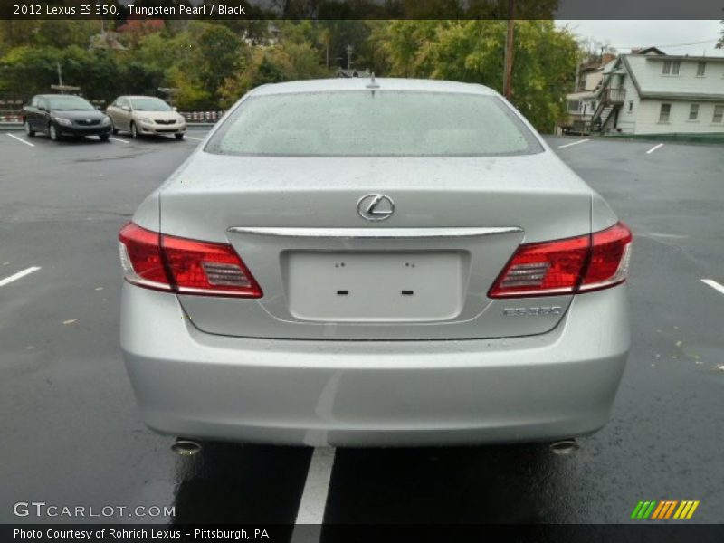 Tungsten Pearl / Black 2012 Lexus ES 350