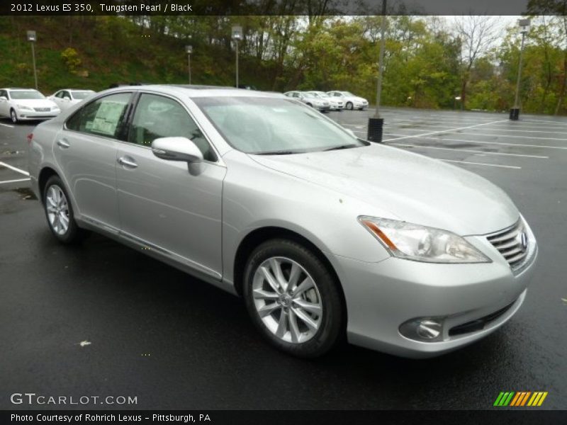Tungsten Pearl / Black 2012 Lexus ES 350