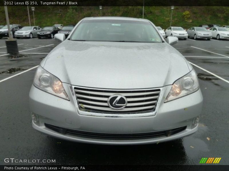 Tungsten Pearl / Black 2012 Lexus ES 350