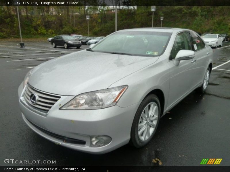 Tungsten Pearl / Black 2012 Lexus ES 350