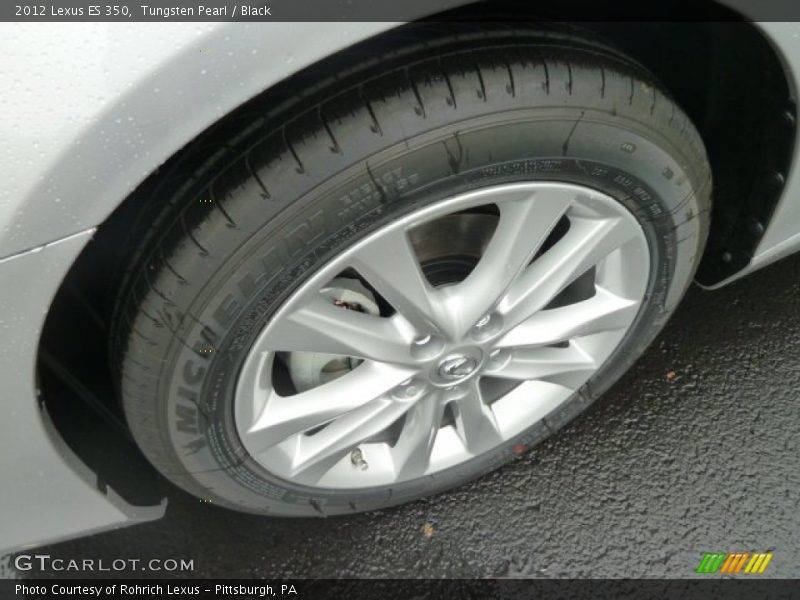 Tungsten Pearl / Black 2012 Lexus ES 350