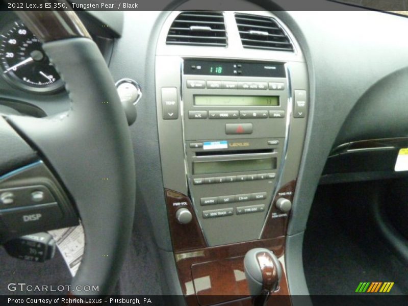 Tungsten Pearl / Black 2012 Lexus ES 350