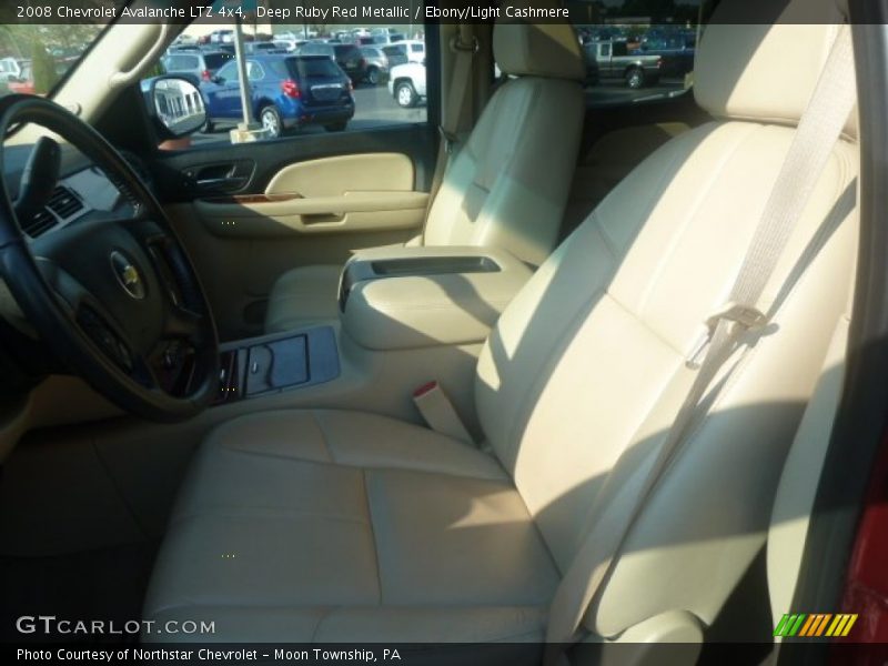 Deep Ruby Red Metallic / Ebony/Light Cashmere 2008 Chevrolet Avalanche LTZ 4x4