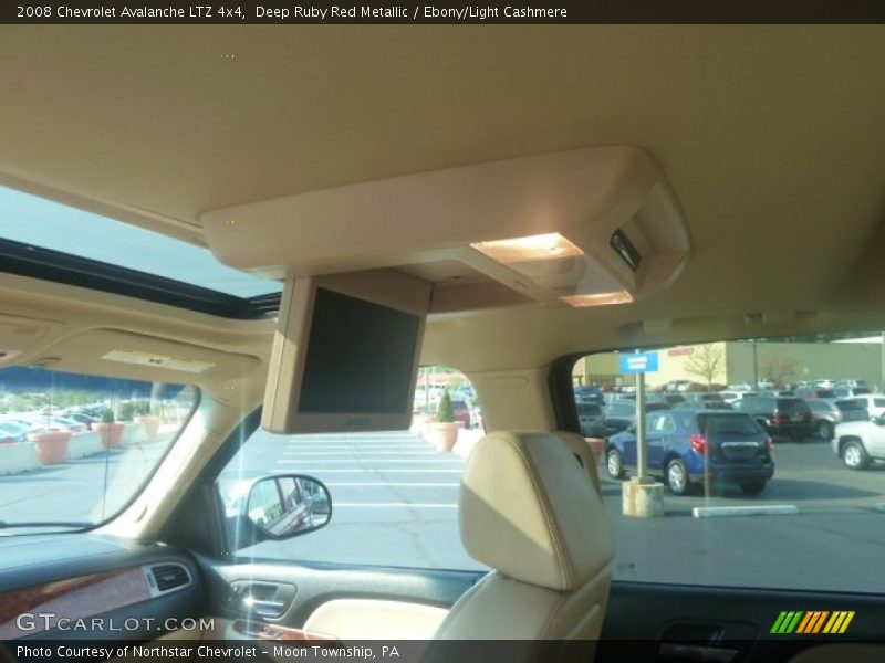 Deep Ruby Red Metallic / Ebony/Light Cashmere 2008 Chevrolet Avalanche LTZ 4x4