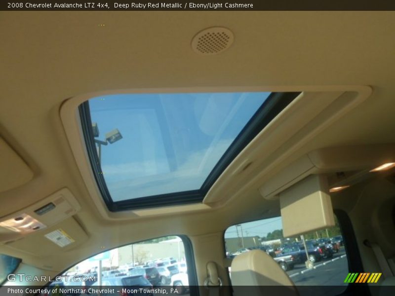 Deep Ruby Red Metallic / Ebony/Light Cashmere 2008 Chevrolet Avalanche LTZ 4x4