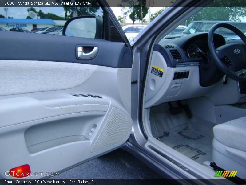 Steel Gray / Gray 2006 Hyundai Sonata GLS V6