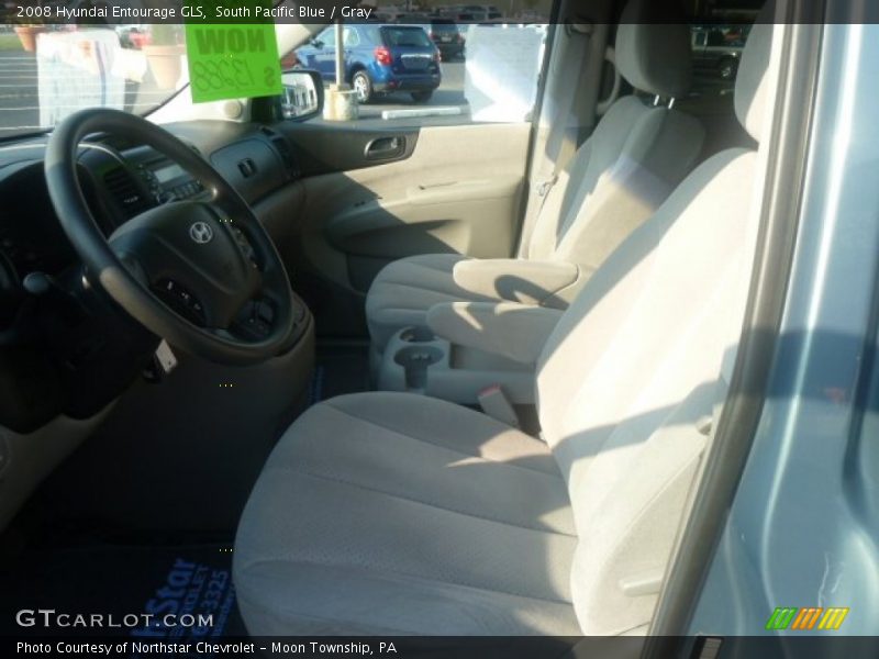 South Pacific Blue / Gray 2008 Hyundai Entourage GLS