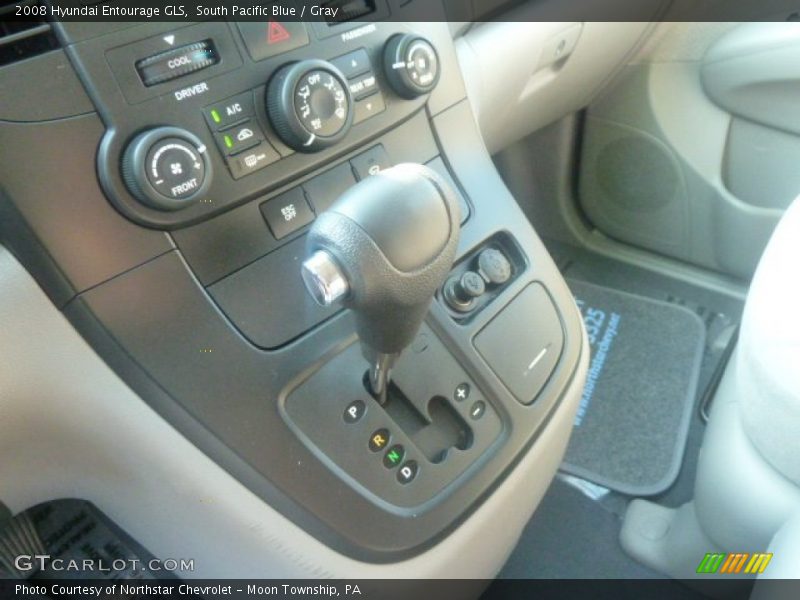 South Pacific Blue / Gray 2008 Hyundai Entourage GLS