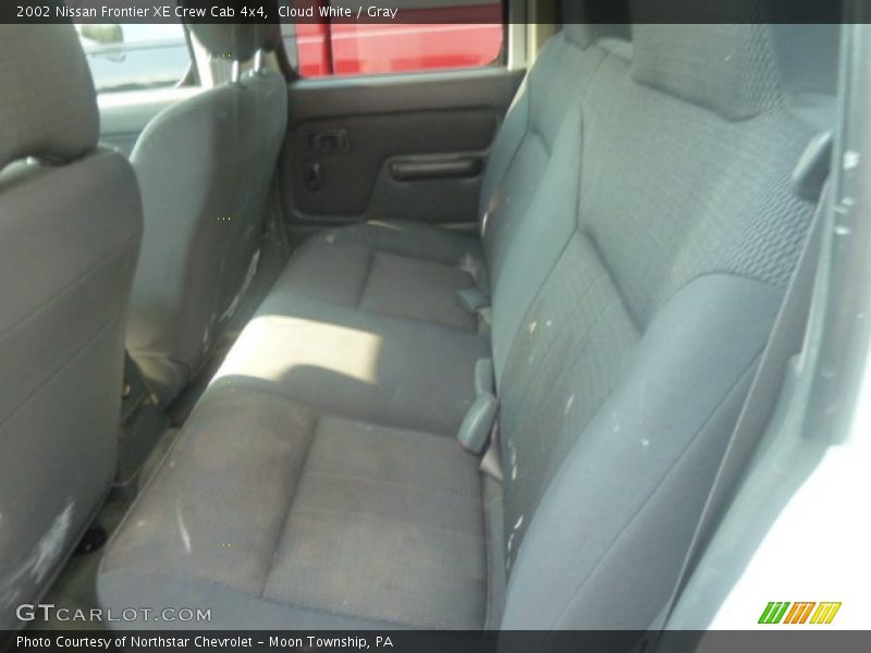 Cloud White / Gray 2002 Nissan Frontier XE Crew Cab 4x4
