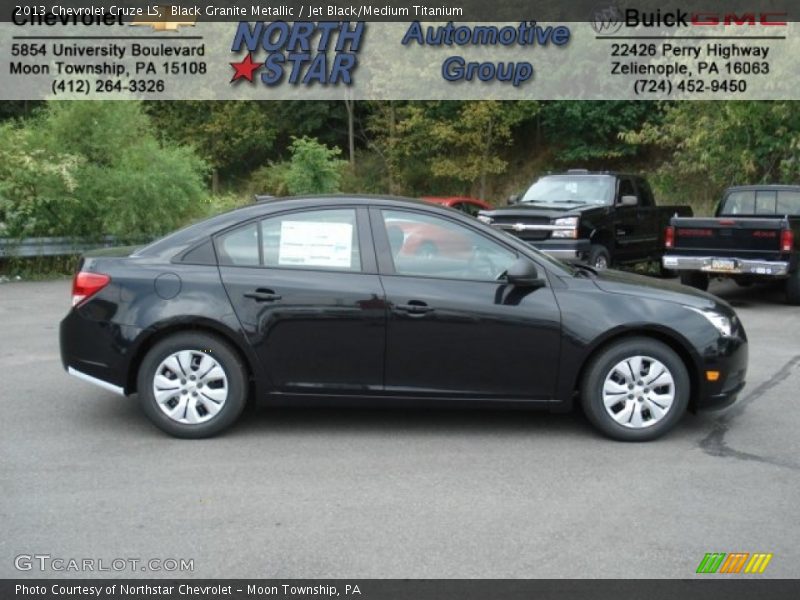 Black Granite Metallic / Jet Black/Medium Titanium 2013 Chevrolet Cruze LS