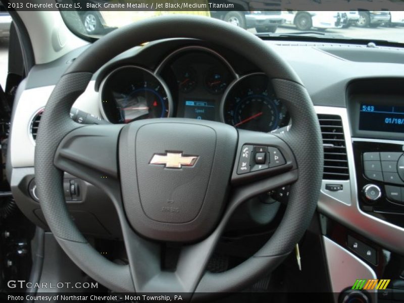 Black Granite Metallic / Jet Black/Medium Titanium 2013 Chevrolet Cruze LS