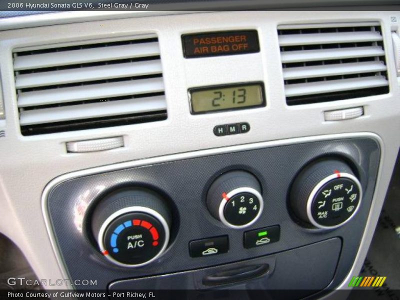 Steel Gray / Gray 2006 Hyundai Sonata GLS V6