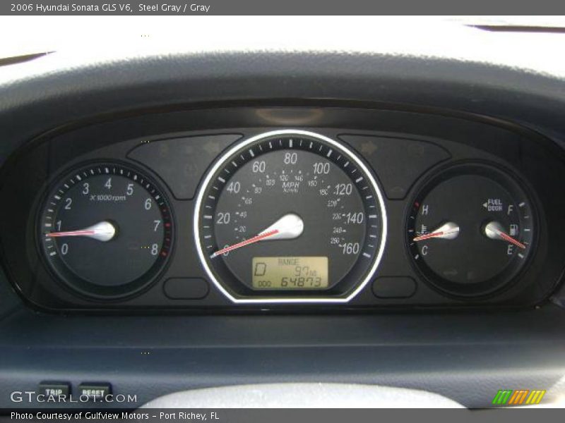 Steel Gray / Gray 2006 Hyundai Sonata GLS V6