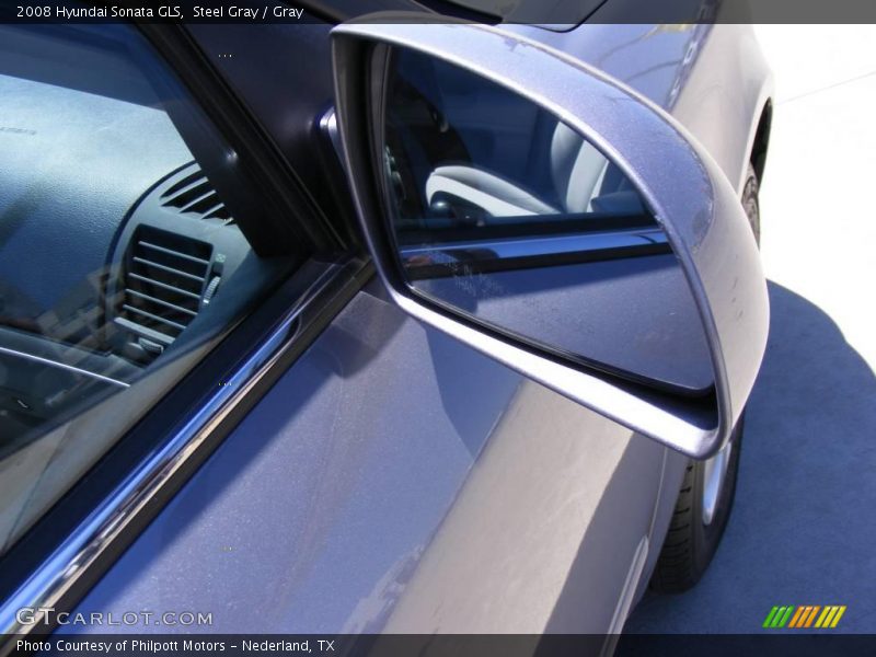 Steel Gray / Gray 2008 Hyundai Sonata GLS