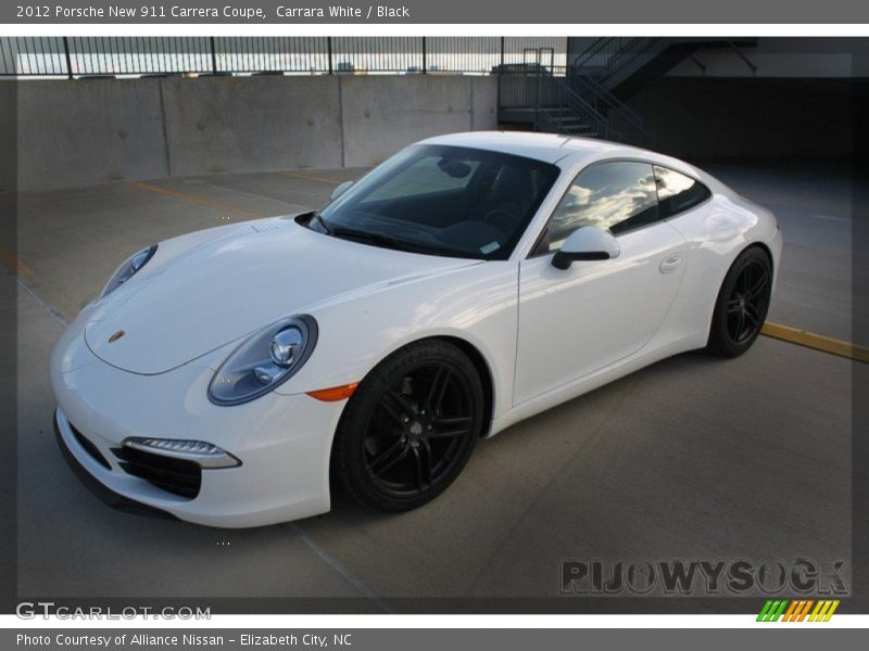 Carrara White / Black 2012 Porsche New 911 Carrera Coupe