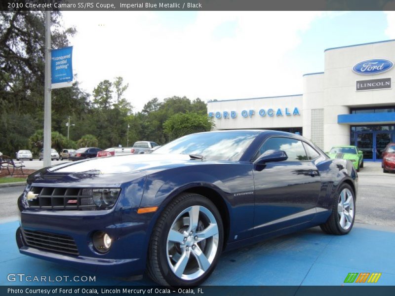 Imperial Blue Metallic / Black 2010 Chevrolet Camaro SS/RS Coupe